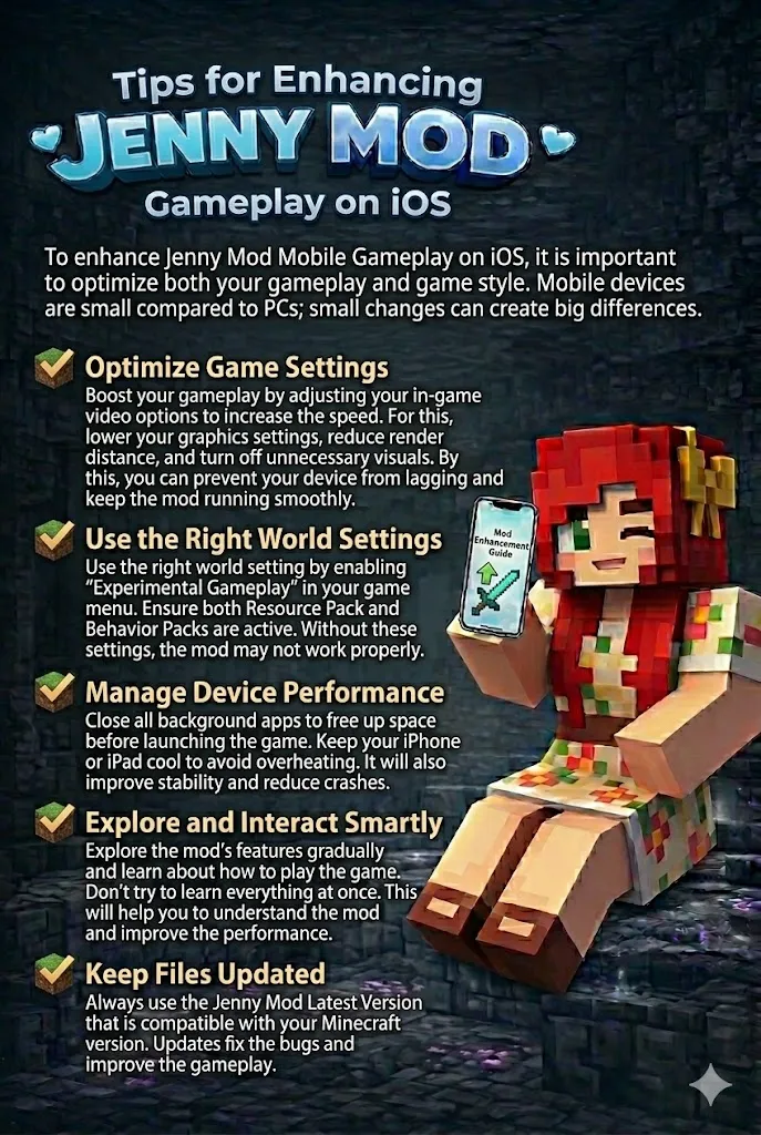 Tips for Enhancing Jenny Mod Gameplay on iOS